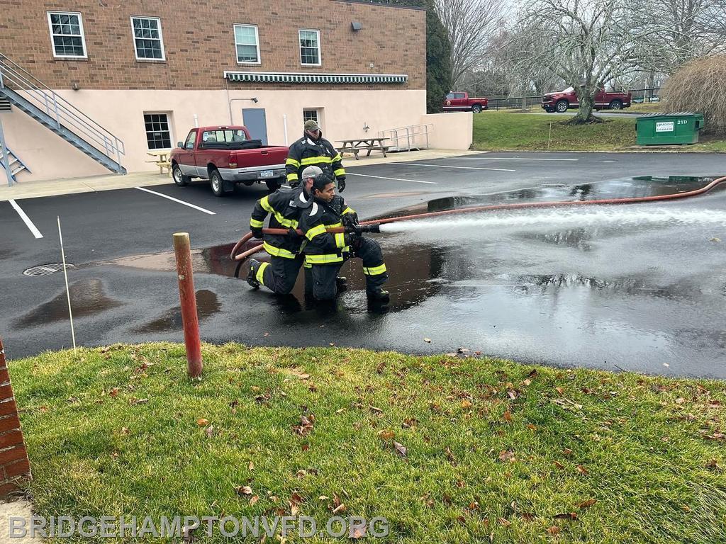 Mack Company members training. 