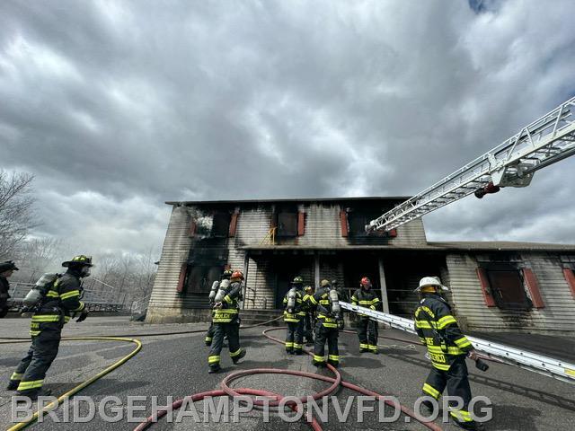 4/7/24 Bridgehampton Fire Department trains at Suffolk  County Fire Academy. 