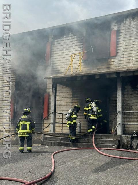 4/7/24 Bridgehampton Fire Department trains at Suffolk  County Fire Academy. 