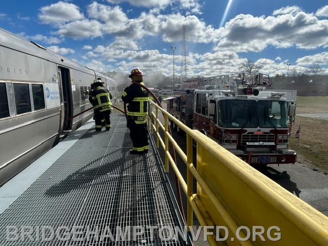 April 7, 2024 Bridgehampton Fire Department drill at Suffolk County Fire Academy 