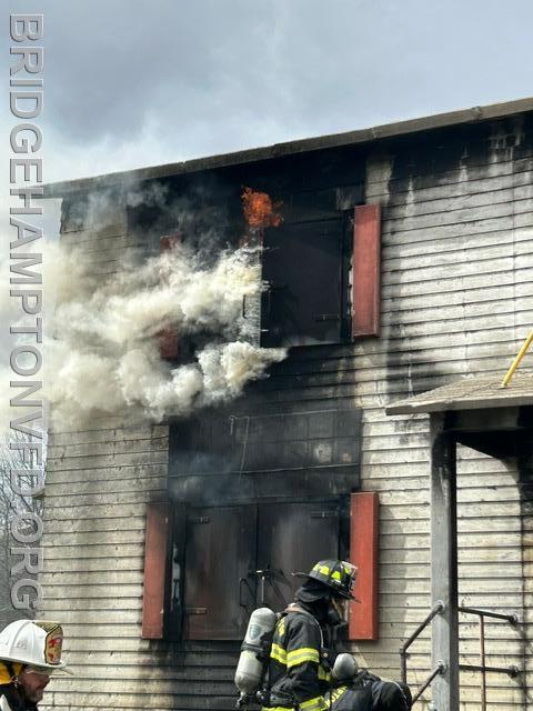 4/7/24 Bridgehampton Fire Department trains at Suffolk  County Fire Academy. 