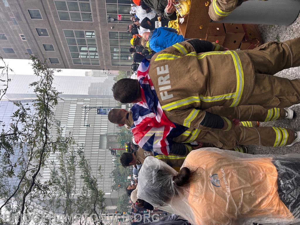 The British Brigade came to run. 