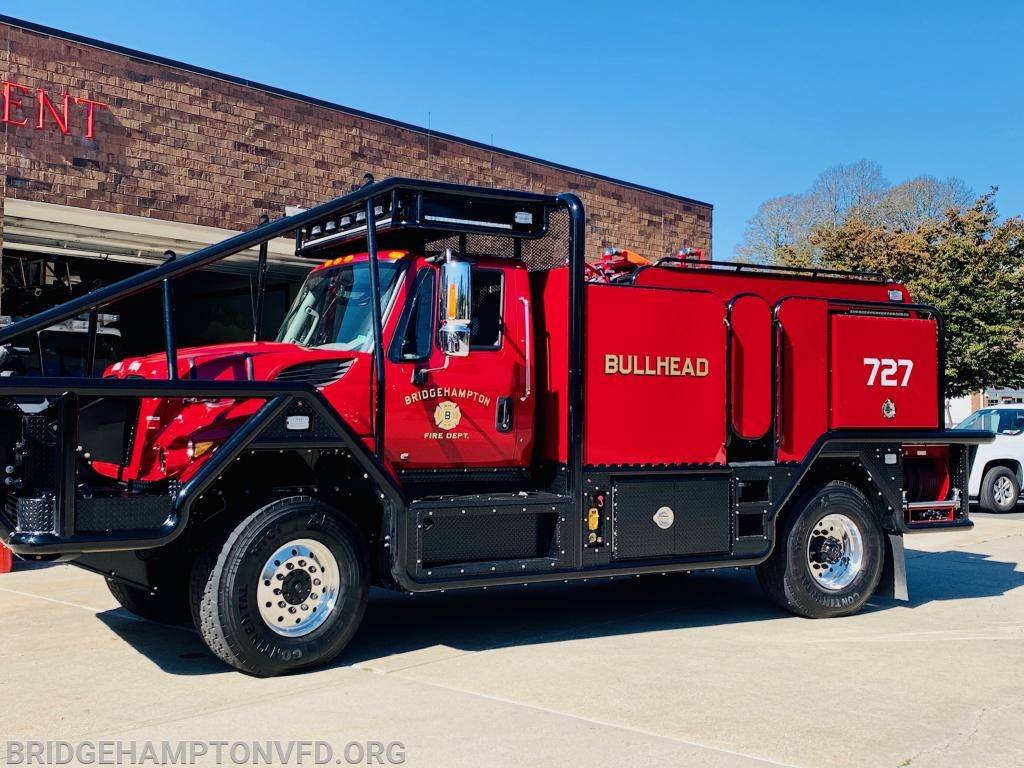 7-2-7 &quot;BULLHEAD&quot; A Brush Truck joins the BHFD vehicle fleet. Steve Weitz photo. 