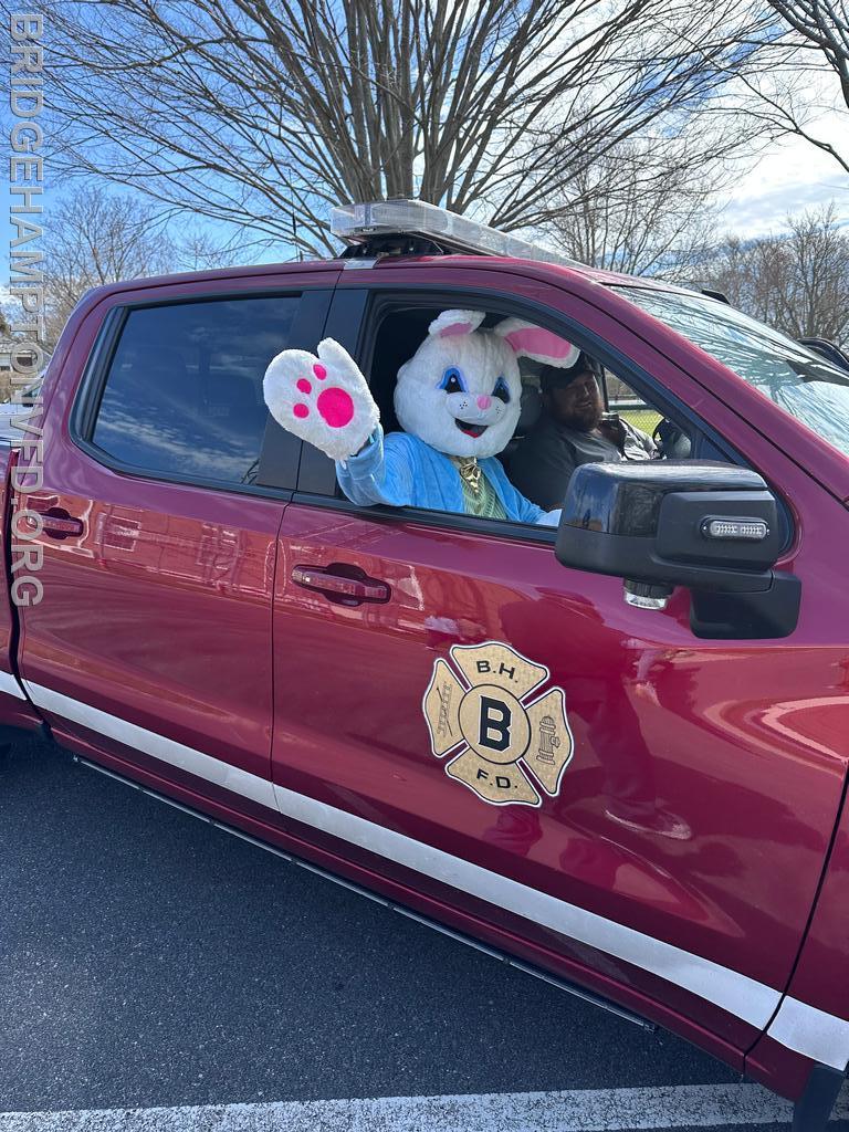April 2026 THE EASTER BUNNY CAME TO BRIDGEHAMPTON FIRE DEPARTMENT!