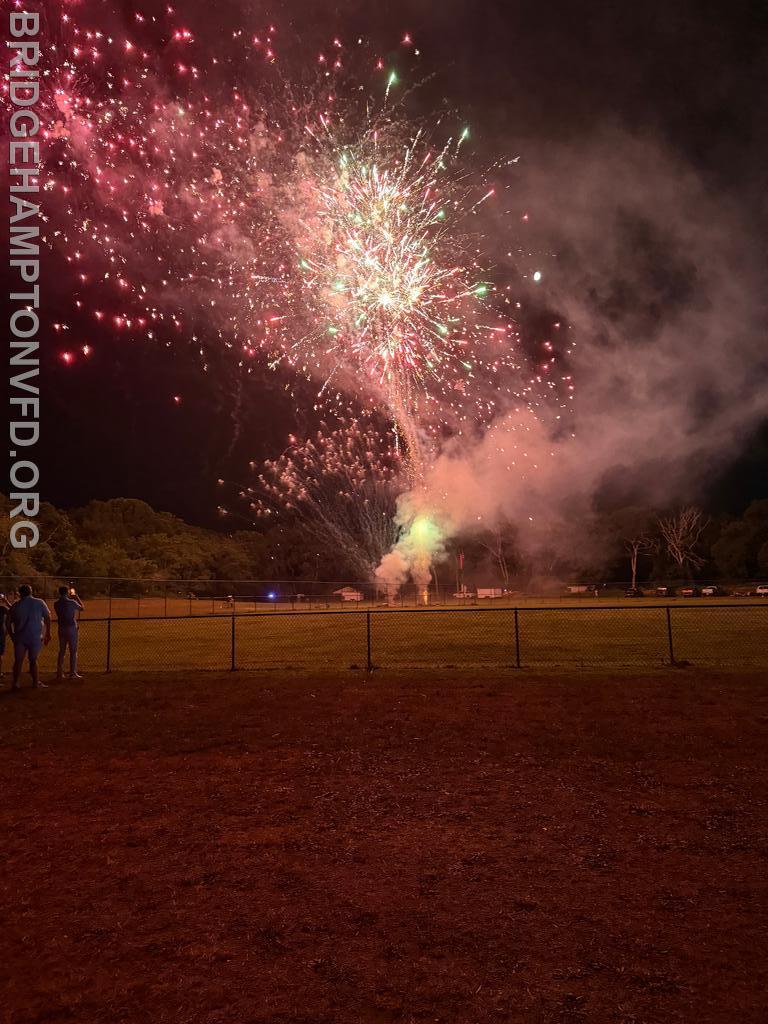 Fireworks in the sky, firefighters on standby!&nbsp;
This weekend, our brush truck and Fire Police stood by for North Sea Fire Department&rsquo;s annual carnival fireworks display.

After the show, crews stayed on scene to soak down the tree line and help ensure everything ended safely.