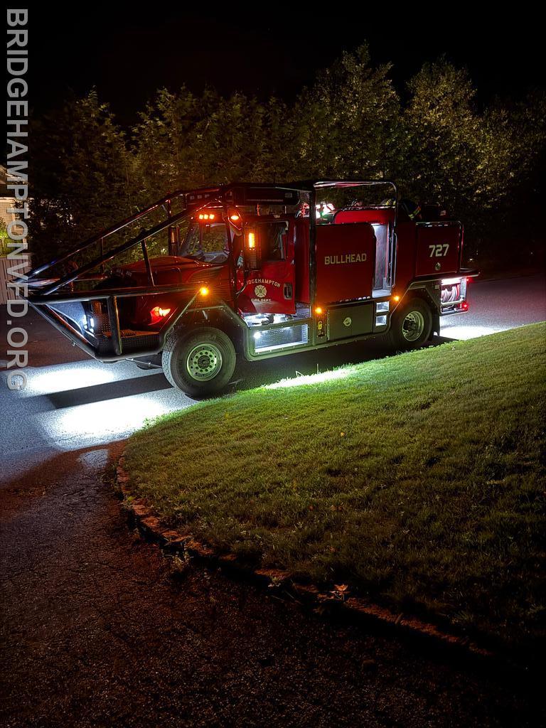 Fireworks in the sky, firefighters on standby!&nbsp;
This weekend, our brush truck and Fire Police stood by for North Sea Fire Department&rsquo;s annual carnival fireworks display.

After the show, crews stayed on scene to soak down the tree line and help ensure everything ended safely.