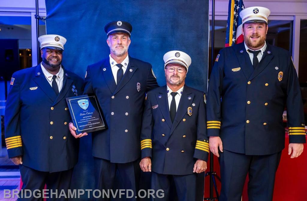 9/29/23 Elisha Osborn of the Mack Company and current Heavy Rescue Squad Captain was recognized for 20 years of service. 